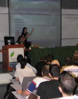 Presenting a program at WordCamp Israel 2007